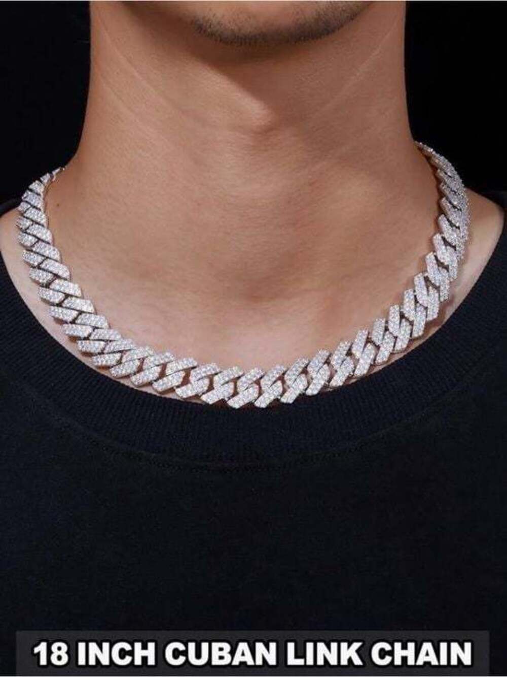 Cuban Link Necklace in Silver